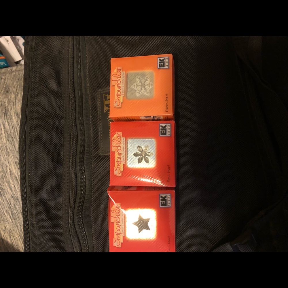 Scrapbooking embossing lunch set of three